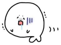 Young Phoca largha Sticker sticker #13381725