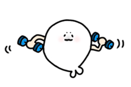 Young Phoca largha Sticker sticker #13381743