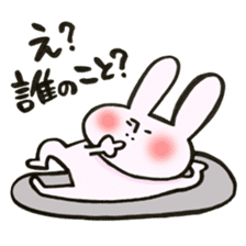 Rabbit is konkatsu sticker #13382261