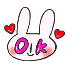 Rabbit is konkatsu sticker #13382264