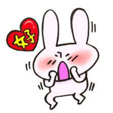 Rabbit is konkatsu sticker #13382277