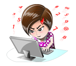 girl's pink the serie sticker #13382829