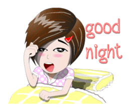 girl's pink the serie sticker #13382836