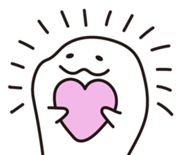 Drooping eyes dolphin sticker #13383222