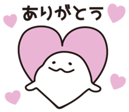 Drooping eyes dolphin sticker #13383225