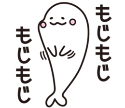 Drooping eyes dolphin sticker #13383233