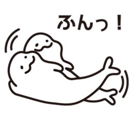 Drooping eyes dolphin sticker #13383239