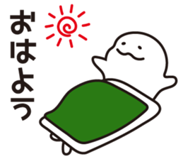 Drooping eyes dolphin sticker #13383240