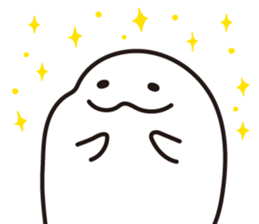 Drooping eyes dolphin sticker #13383244