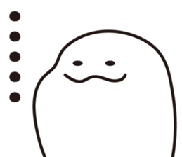 Drooping eyes dolphin sticker #13383253