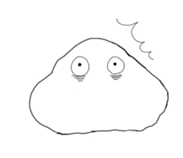 rice cake"mochi" sticker #13383812