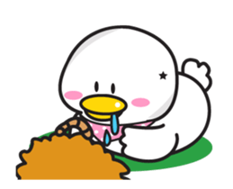 cute somchay duck sticker #13384215