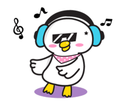 cute somchay duck sticker #13384227