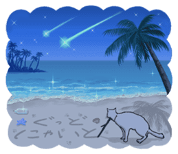 White cat of tsundere sticker #13384396