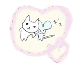 Nekorin and Little Mouse sticker #13384566
