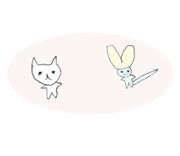 Nekorin and Little Mouse sticker #13384572