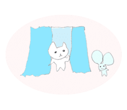 Nekorin and Little Mouse sticker #13384573