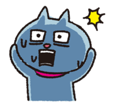 Cat in clay pipe sticker #13384757