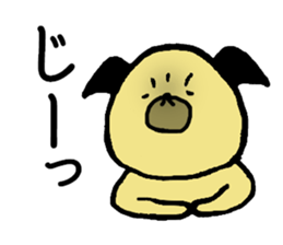 CHEEKY PUG sticker #13385218