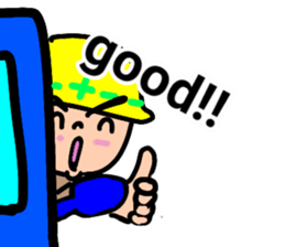 Daily life of the construction worker2 sticker #13385252