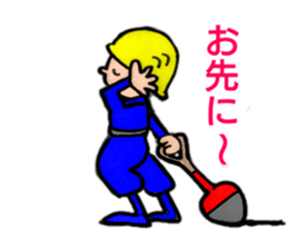 Daily life of the construction worker2 sticker #13385255