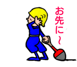 Daily life of the construction worker2 sticker #13385255