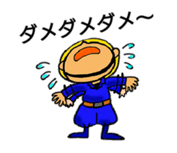 Daily life of the construction worker2 sticker #13385277