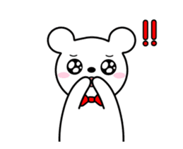 Bow Tie Bear Animated sticker #13385724
