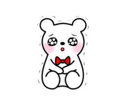 Bow Tie Bear Animated sticker #13385732