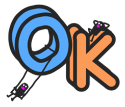 And big words, black dwarf sticker #13385782