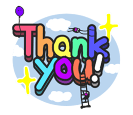 And big words, black dwarf sticker #13385785