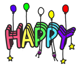 And big words, black dwarf sticker #13385814