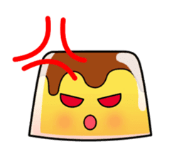 Caramel Pudding:springy Pudding Animated sticker #13385831