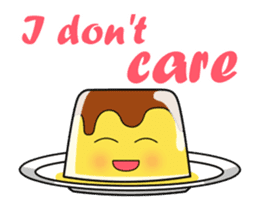 Caramel Pudding:springy Pudding Animated sticker #13385832