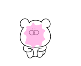 Painter bear sticker #13385887