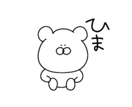 Painter bear sticker #13385894