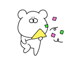 Painter bear sticker #13385895