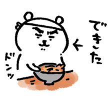 joke bear autumn sticker #13385903