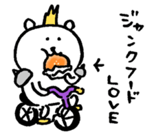 joke bear autumn sticker #13385904