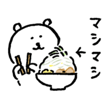 joke bear autumn sticker #13385909