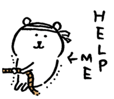 joke bear autumn sticker #13385915