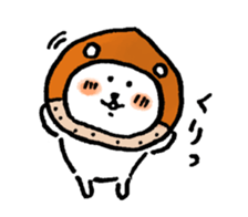 joke bear autumn sticker #13385932
