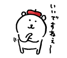 joke bear autumn sticker #13385934