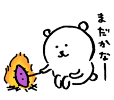 joke bear autumn sticker #13385938