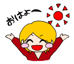 Girls talking sticker #13386502