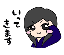Girls talking sticker #13386504