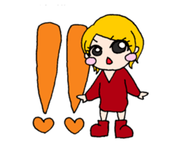 Girls talking sticker #13386506