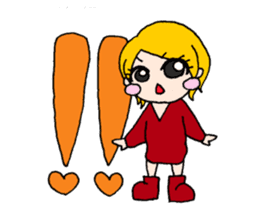 Girls talking sticker #13386506