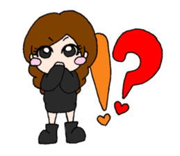 Girls talking sticker #13386509