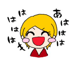 Girls talking sticker #13386510